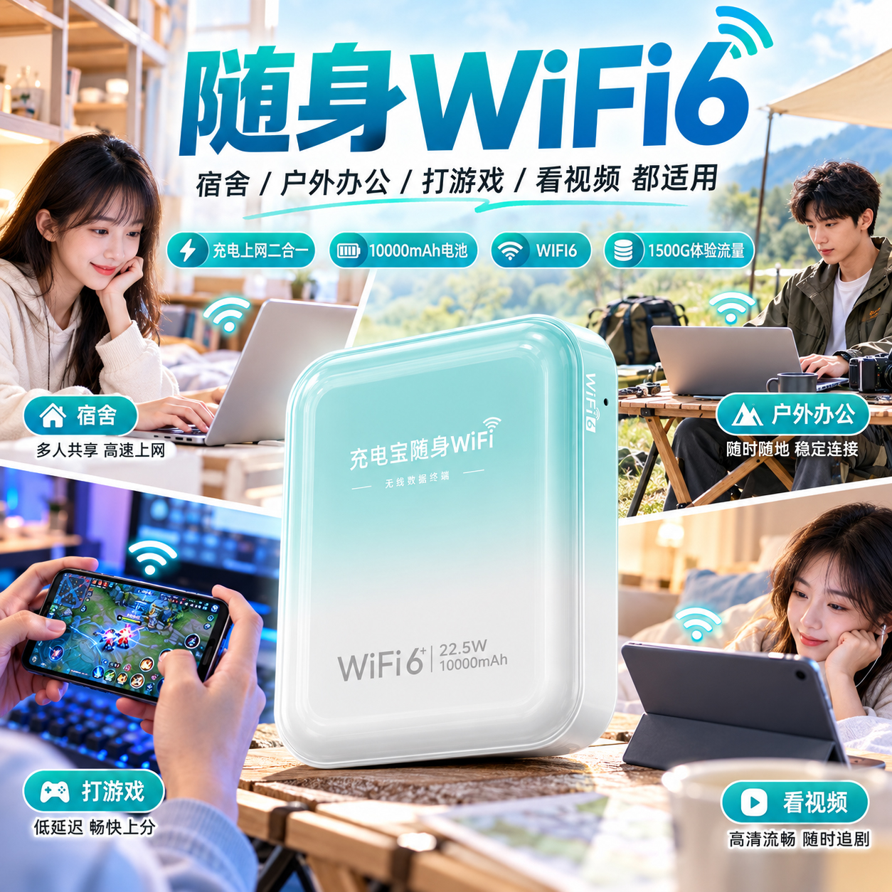 充电宝随身WiFi